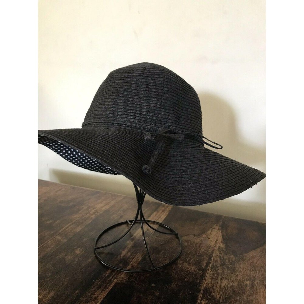 August Hats Womens Floppy Hat Black